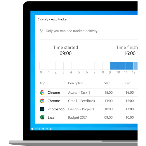 increase productivity by tracking time